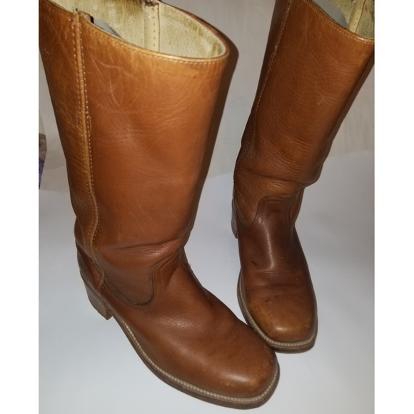Frye Shoes - FRYE Leather 14L Campus boots Saddle brown, 9.5